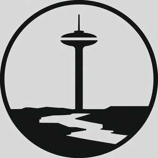 Veranda Silhouette style, Midjourney V7: bold minimalist logo design for Istanbul city municipal services