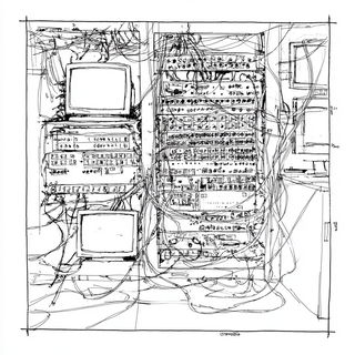 Contourforge style, Midjourney V7: technical infrastructure blueprint schematics