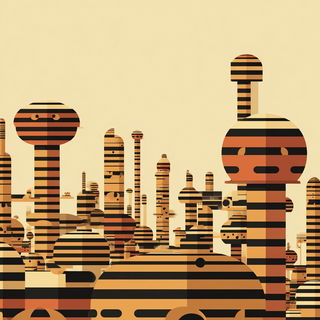 Gridhorizon style, Midjourney V7: megacity with futuristic bioarchitecture
