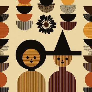 Gridhorizon style, Midjourney V7: traditional folk art