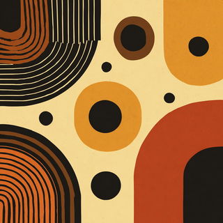 Gridhorizon style, Midjourney V7: creative pattern composition