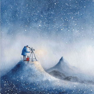 Winterletter style, Midjourney V7: editorial illustration for popular scientific magazine cover