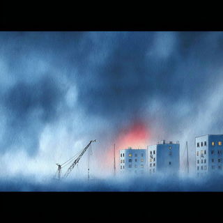 Winterletter style, Midjourney V7: cinematic shot from sci-fi movie