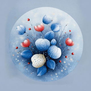 Winterletter style, Midjourney V7: creative pattern composition