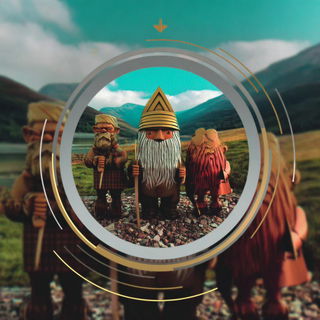 Mirrorloop Kinetics style, Midjourney V7: traditional folk art