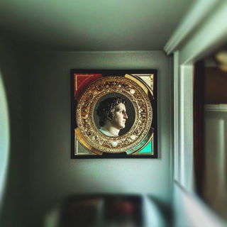 Mirrorloop Kinetics style, Midjourney V7: classical 18th-century oil painting