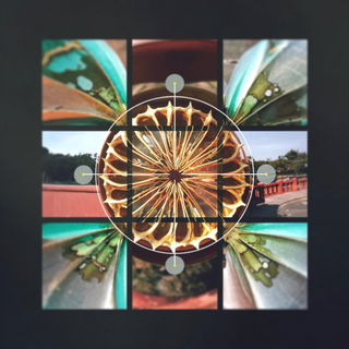 Mirrorloop Kinetics style, Midjourney V7: creative pattern composition