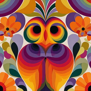 Arcflora style, Midjourney V7: traditional folk art
