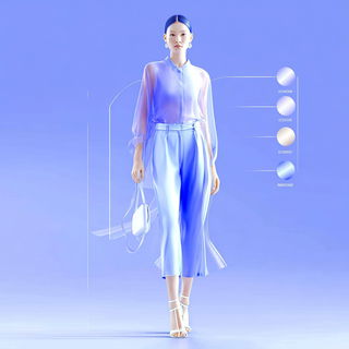 Cryocylinderism style, Midjourney V7: haute-couture fashion outfit