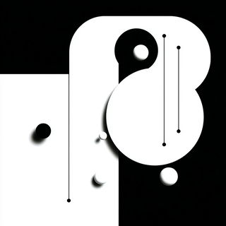 Rubble Noir style, Midjourney V7: abstract 3D render
