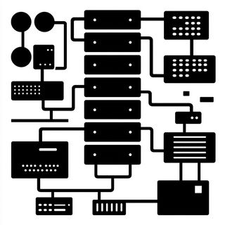Rubble Noir style, Midjourney V7: technical infrastructure blueprint schematics