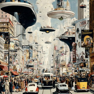 Galegilt style, Midjourney V7: megacity with futuristic bioarchitecture