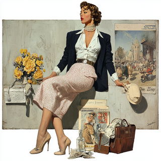 Galegilt style, Midjourney V7: haute-couture fashion outfit