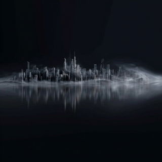 Vantacurrent style, Midjourney V7: megacity with futuristic bioarchitecture