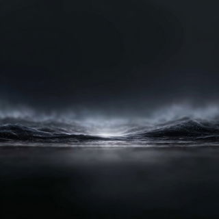 Vantacurrent style, Midjourney V7: realistic landscape photograph of quiet dawn