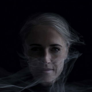 Vantacurrent style, Midjourney V7: photographic portrait of female protagonist