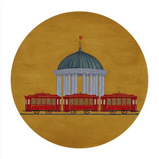Manuscript Faunery style, Midjourney V7: bold minimalist logo design for Istanbul city municipal services