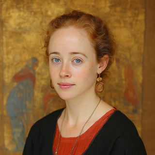 Manuscript Faunery style, Midjourney V7: photographic portrait of female protagonist
