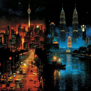 Cinepeak style, Midjourney V7: megacity with futuristic bioarchitecture
