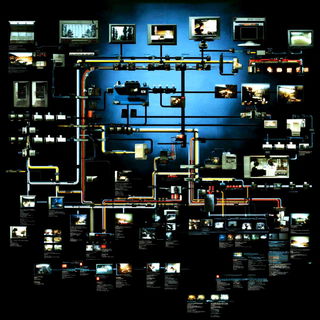 Cinepeak style, Midjourney V7: technical infrastructure blueprint schematics