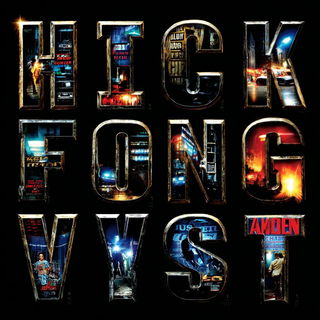 Cinepeak style, Midjourney V7: typographic composition with large letters