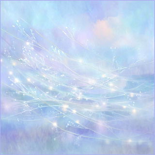 Opaline Fen Glasswork style, Midjourney V7: abstract 3D render