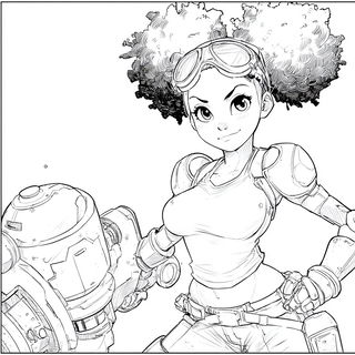 Clockwork Mycelium style, Midjourney V7: concept art character design of retropunk steam knight