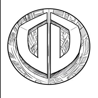Clockwork Mycelium style, Midjourney V7: bold minimalist logo design for Istanbul city municipal services