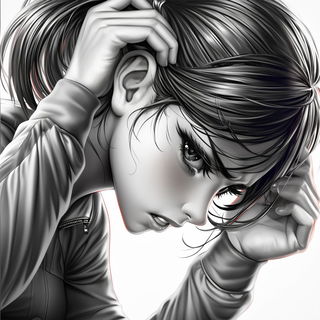 Lithoglyph style, Midjourney V7: black-and-white manga comic strip