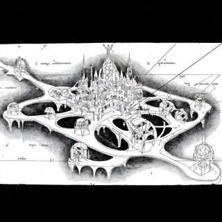 Schematic Theatricalism style, Midjourney V7: abstract 3D render