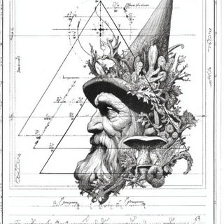Schematic Theatricalism style, Midjourney V7: editorial illustration for popular scientific magazine cover