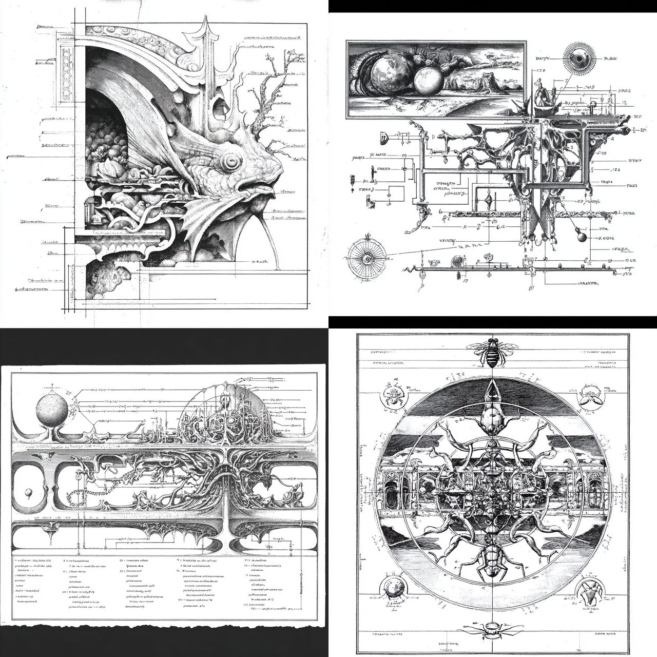 Schematic Theatricalism style, Midjourney V7, render 1 of 4
