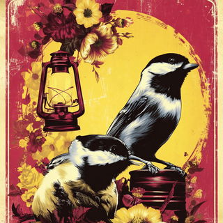 Sunspot Boulevardism style, Midjourney V7: traditional folk art
