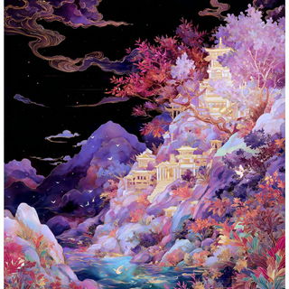 Curlwork Surrealism style, Midjourney V7: Midlibrary