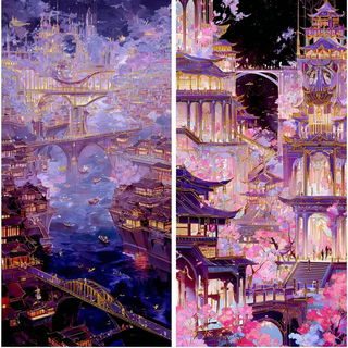 Curlwork Surrealism style, Midjourney V7: megacity with futuristic bioarchitecture