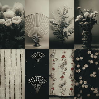 Scaleveil style, Midjourney V7: creative pattern composition