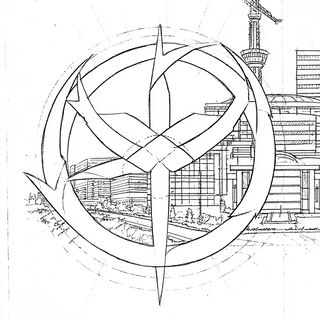 Portalflora style, Midjourney V7: bold minimalist logo design for Istanbul city municipal services