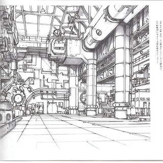 Portalflora style, Midjourney V7: technical infrastructure blueprint schematics