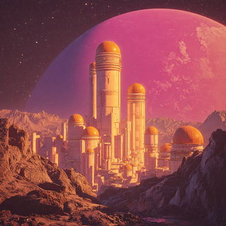 Backlightroom style, Midjourney V7: megacity with futuristic bioarchitecture