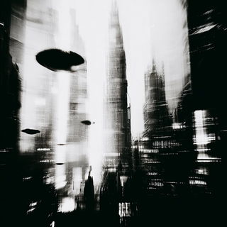 Needleflash style, Midjourney V7: megacity with futuristic bioarchitecture