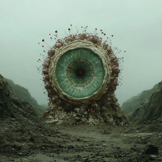 Vatfog style, Midjourney V7: abstract 3D render
