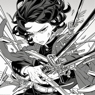Photocascade style, Midjourney V7: black-and-white manga comic strip