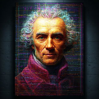 Photocascade style, Midjourney V7: classical 18th-century oil painting