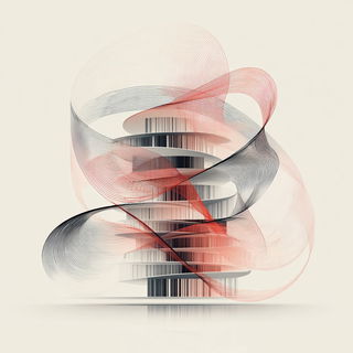 Contourisograph style, Midjourney V7: Midlibrary