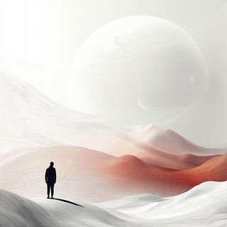 Contourisograph style, Midjourney V7: cinematic shot from sci-fi movie