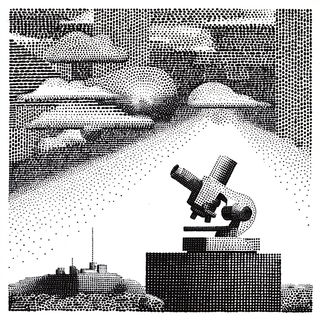 Blackwater Caravanserai style, Midjourney V7: editorial illustration for popular scientific magazine cover