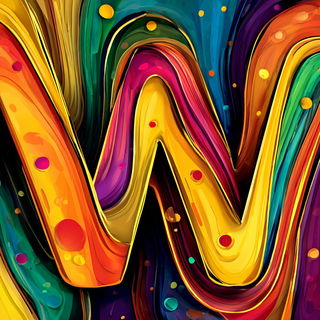 Saturaflux style, Midjourney V7: typographic composition with large letters