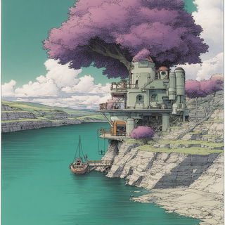 Ruinfleur style, Midjourney V7: retro fairy-tale illustration