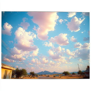 Cloudsmoke Populism style, Midjourney V7: realistic landscape photograph of quiet dawn