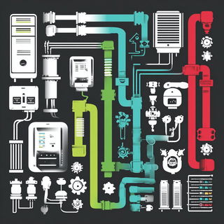 Silhouettic Marblestorm style, Midjourney V7: technical infrastructure blueprint schematics